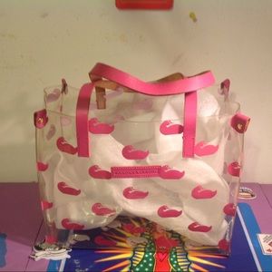 Donkey & Bourke Pink Duck Large Lunch Bag
